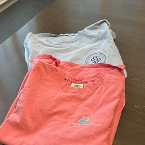 Simply Southern Kids' Pink and Blue T-Shirts